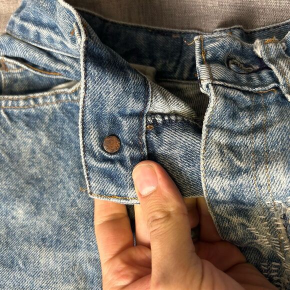Vintage 70s/80s Levi’s Orange Tab Distressed Denim Jeans 24x31 USA - Picture 13 of 16